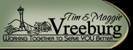 Tim and Maggie Vreeburg - Working Together to Serve You Better